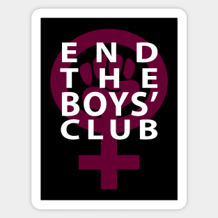 End the Boys' Club Sticker